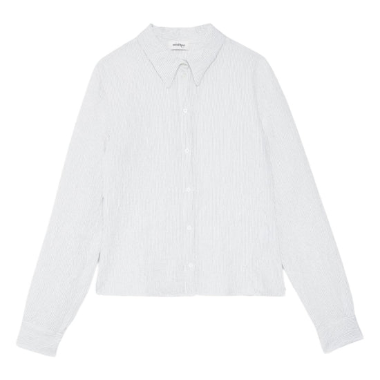 Camicia in viscosa a righe HRZ DC5121 UNICA OTTOD'AME 