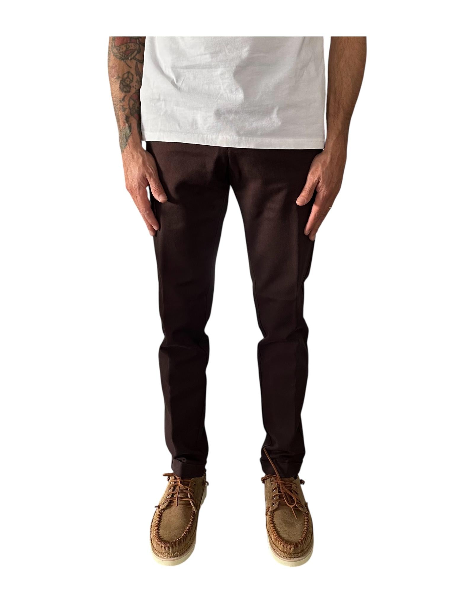 Pantalone SASA chino slim Testa di moro A311SASA45TC901/TA 299 AT.P.CO 