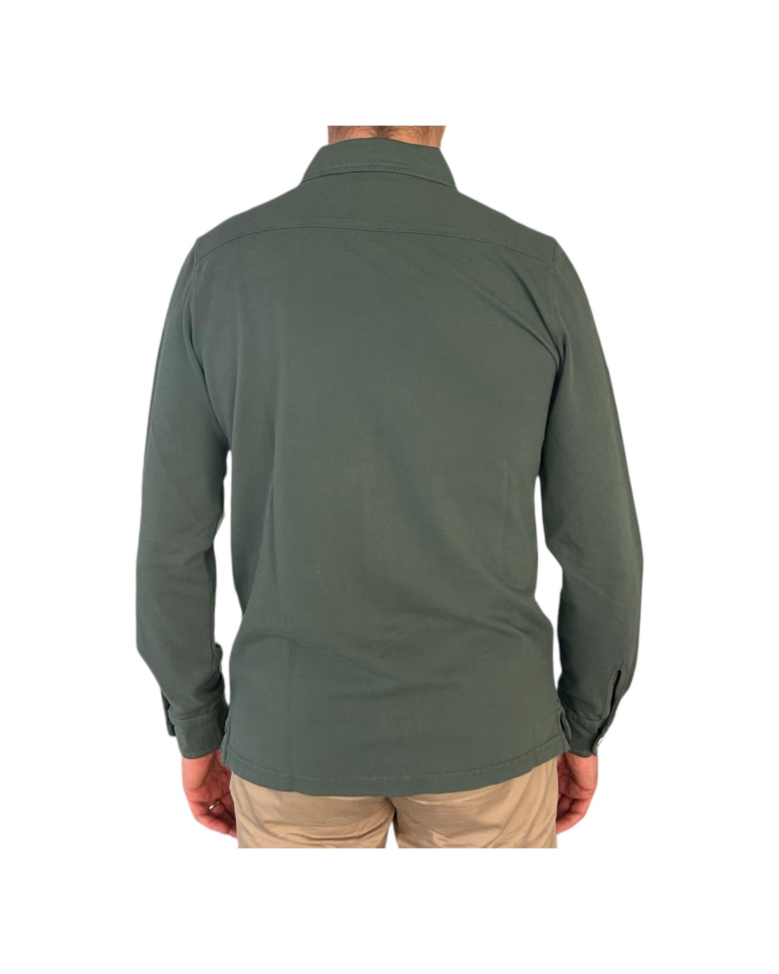 Camicia Uomo Portland Piquet Green 6502 GREEN BL'KER 