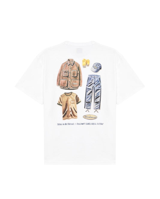 T-shirt in jersey con stampa tools RRW017CR380569 C0069 ROY ROGER'S 