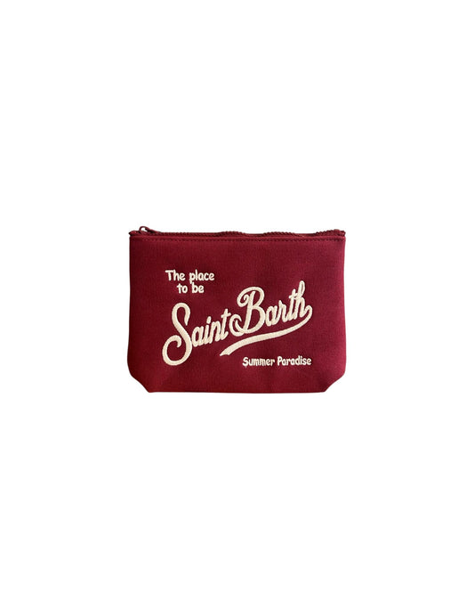 Pochette Aline in canvas Prugna ALI0047 01340L MC2 SAINT BARTH 