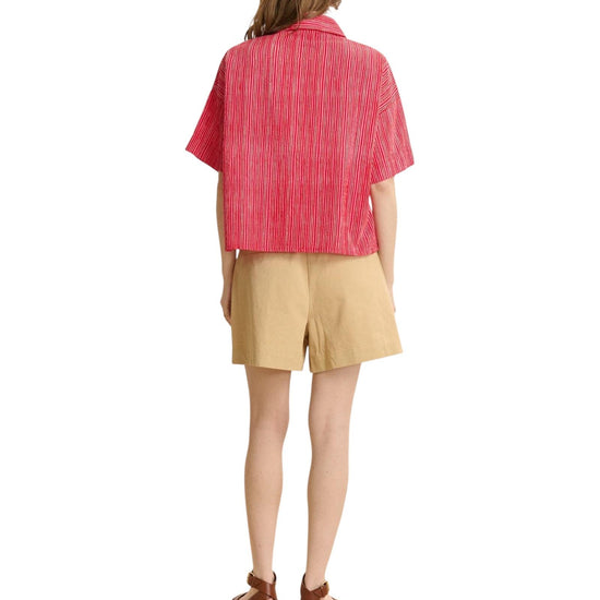 Short Come con pinces Beige 2131 COME BEIGE GARANCE PARIS 