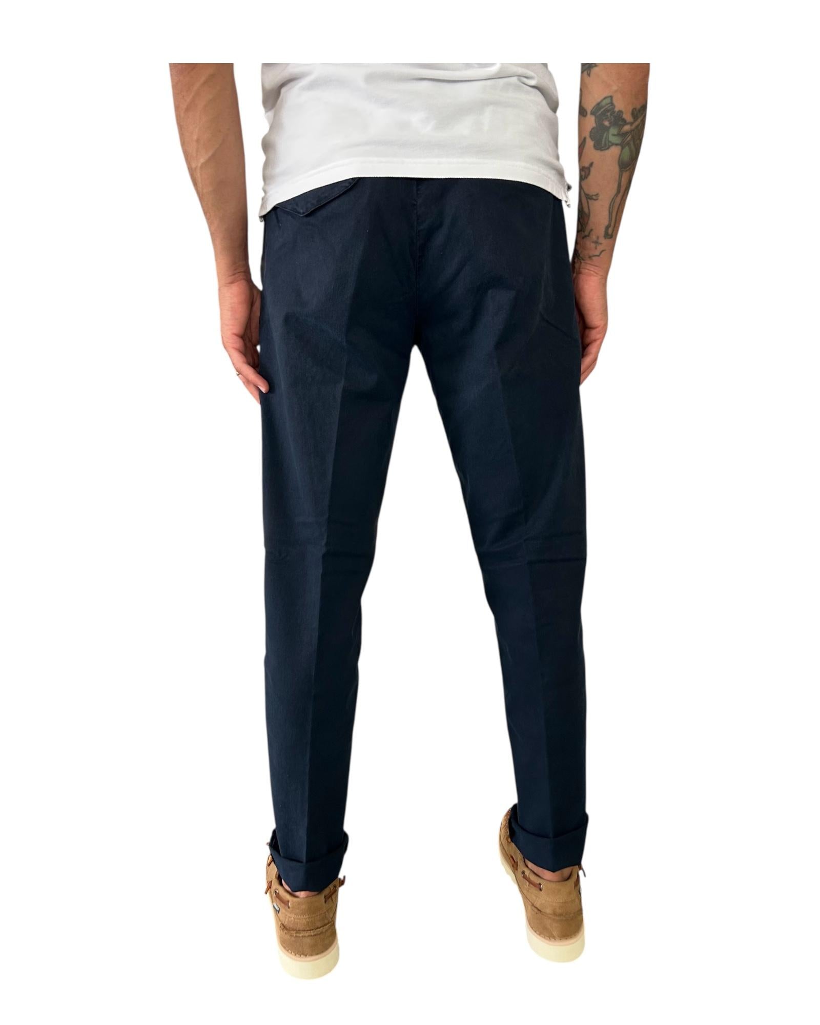 Pantalaccio in cotone Blu 25WSU66273 037 WHITESAND