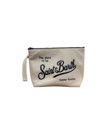 Pochette Aline L Nylon Bianco ALI0054 07547L MC2 SAINT BARTH 