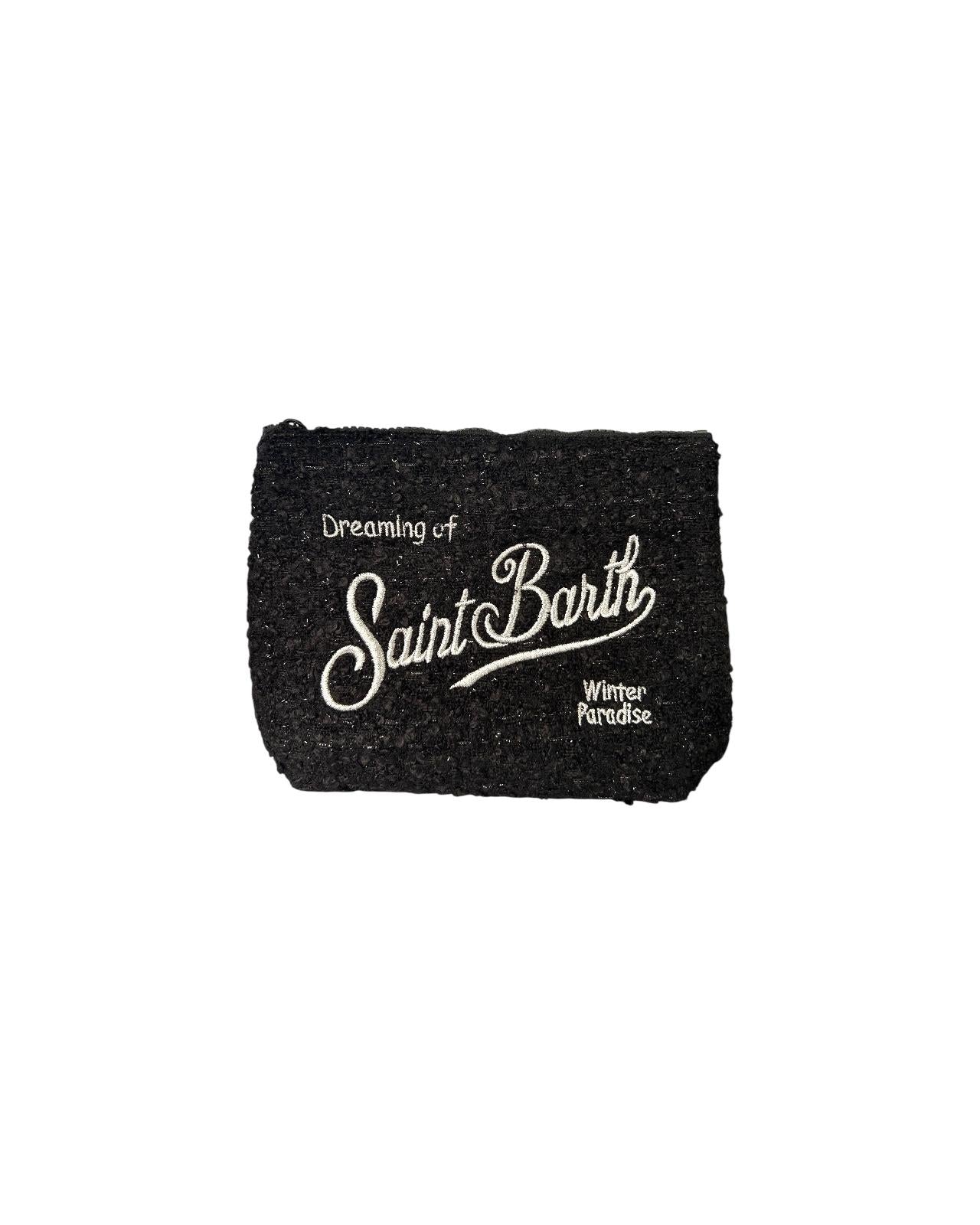 Pochette Aline Tweed Nero ALI0027 00207I MC2 SAINT BARTH 