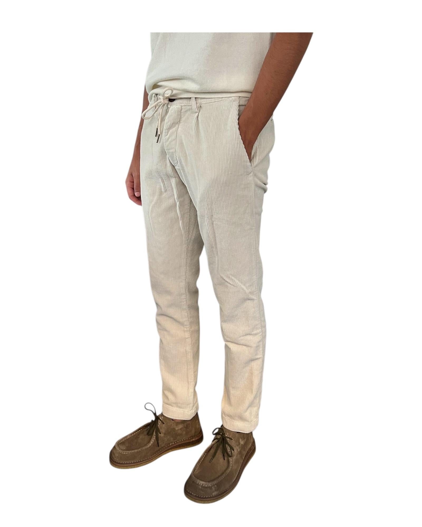 Pantalaccio Bristol velluto 500 righe Stone 019 BRISTOL VELVET STONE MODFITTERS 