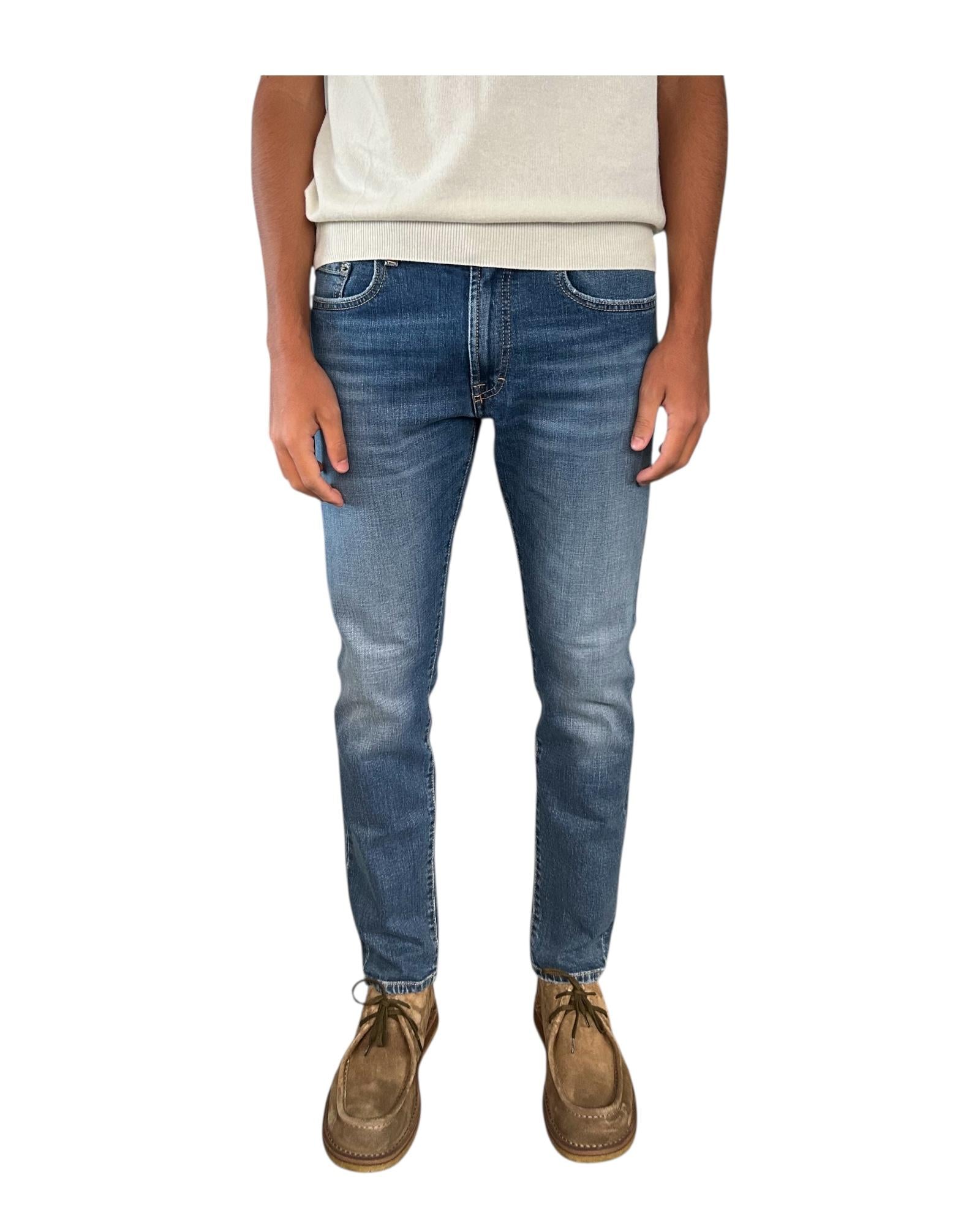 Jeans slim Bleach 048 MOD 5 SLIM BLEACH MODFITTERS 