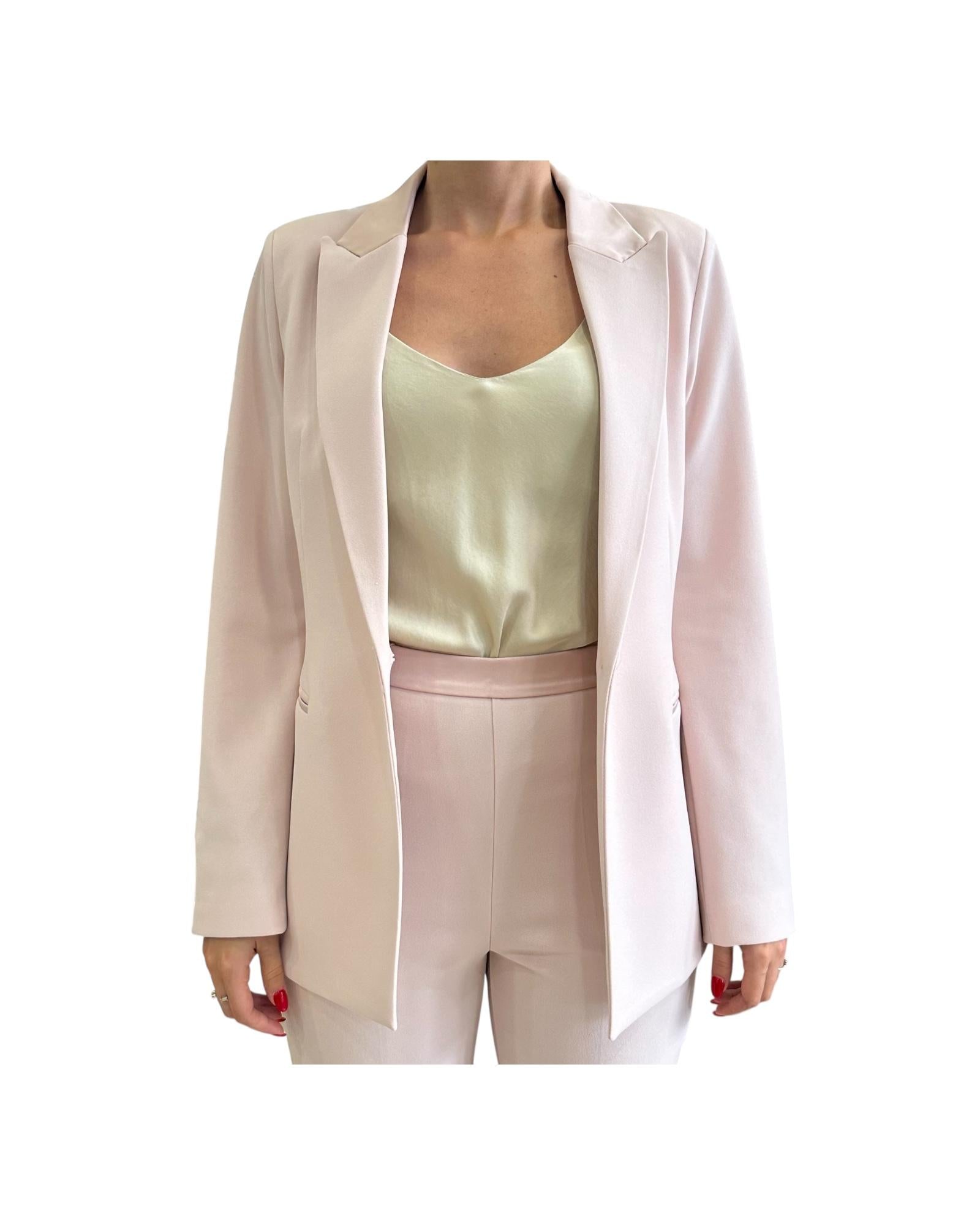 Blazer Rosa Dettagli Raso TD0237 ROSA VICOLO 