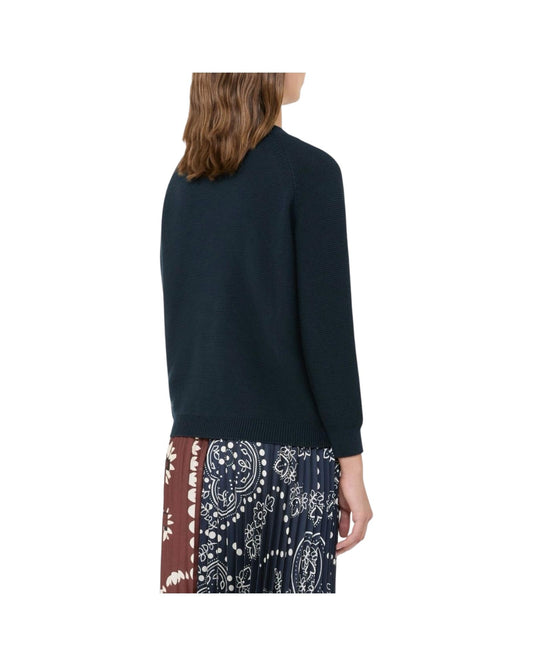 Maglia in cotone Blu AERE 005 MAX MARA WEEKEND 