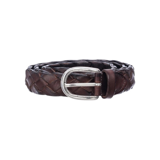 Cintura in pelle Treccia Moro ART TRECCIA 030 NEW MORO AlBERTO LUTI 