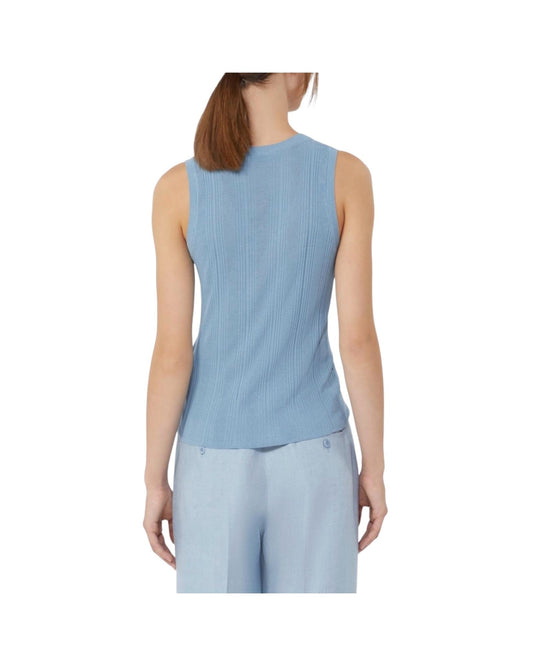Maglia smanicata in filato di viscosa Carta da zucchero COSE 005 MAX MARA WEEKEND 