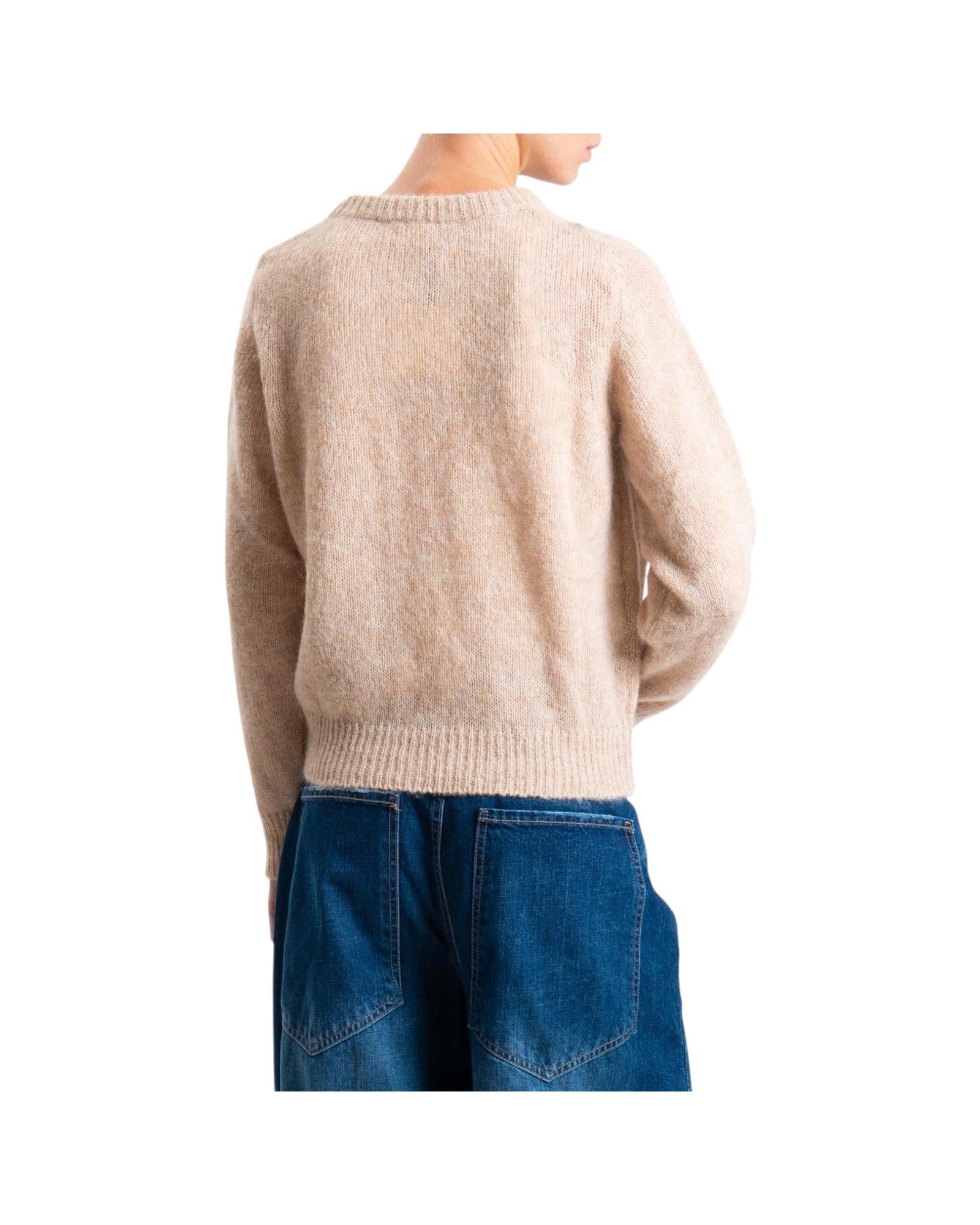 Cardigan misto alpaca Beige 55195F BEIGE VICOLO