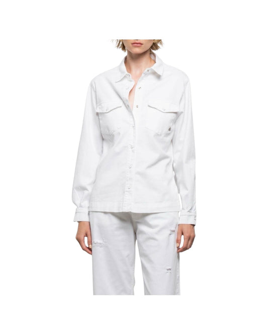 Camicia Demetra Over Denim bianco DEMETRA 9 DENIM BIANCO GOD SAVE DENIM 