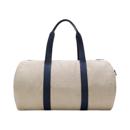 Borsone Round Jetleg in lino Beige JTEL008 00439L MC2 SAINT BARTH 