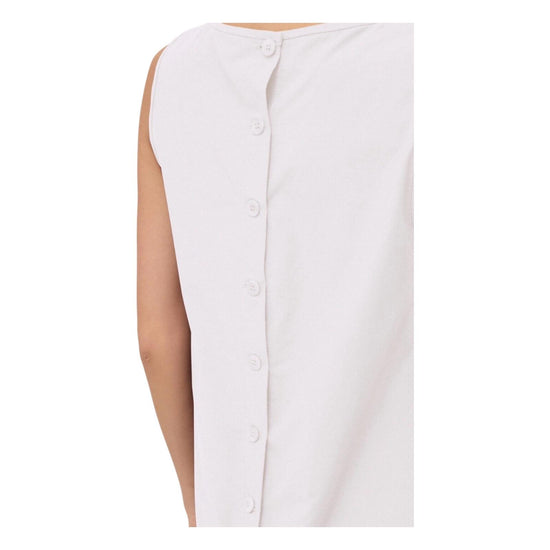 Top in popeline Bianco PCH DT9251 BIANCO OTTOD'AME 