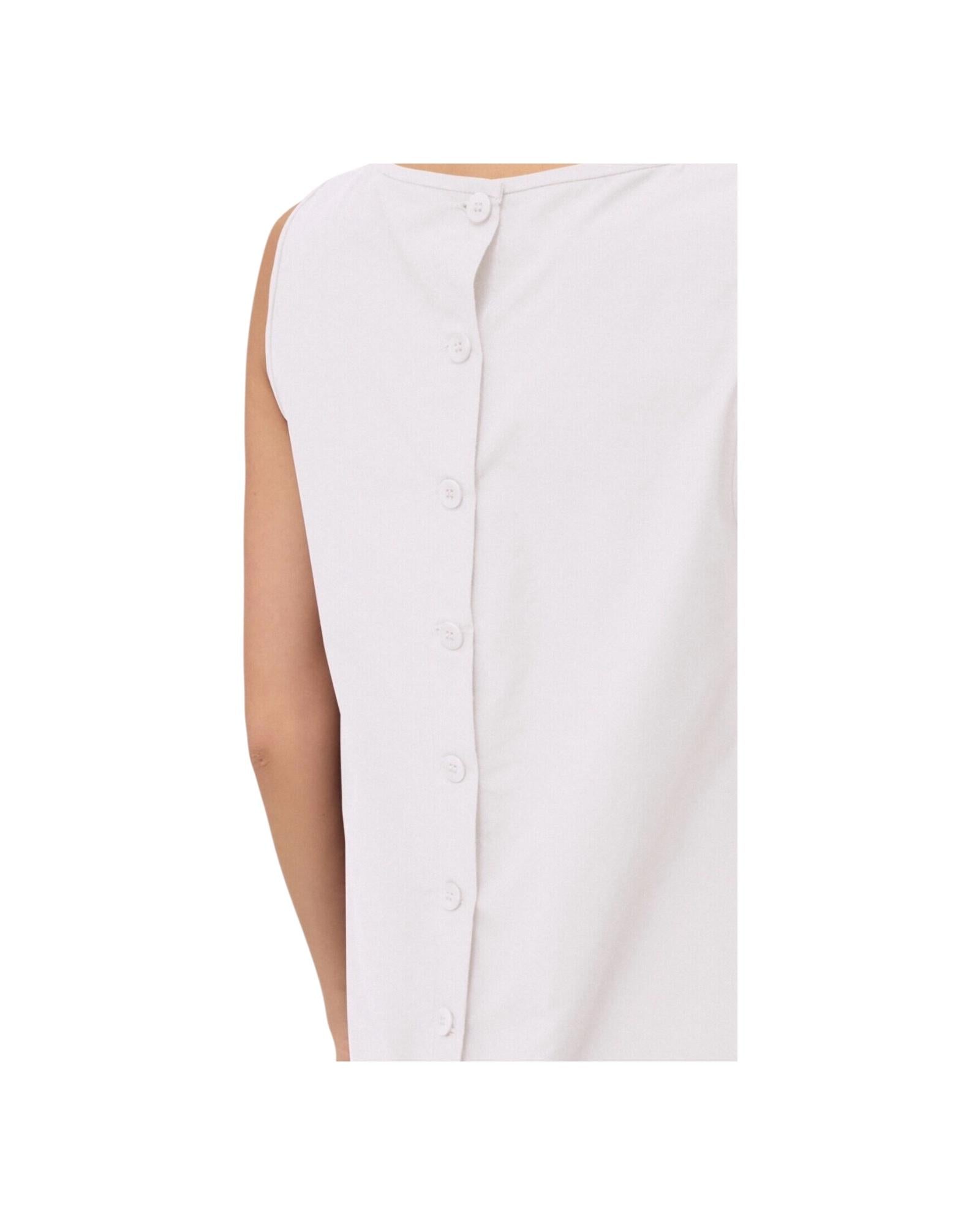 Top in popeline Bianco PCH DT9251 BIANCO OTTOD'AME 