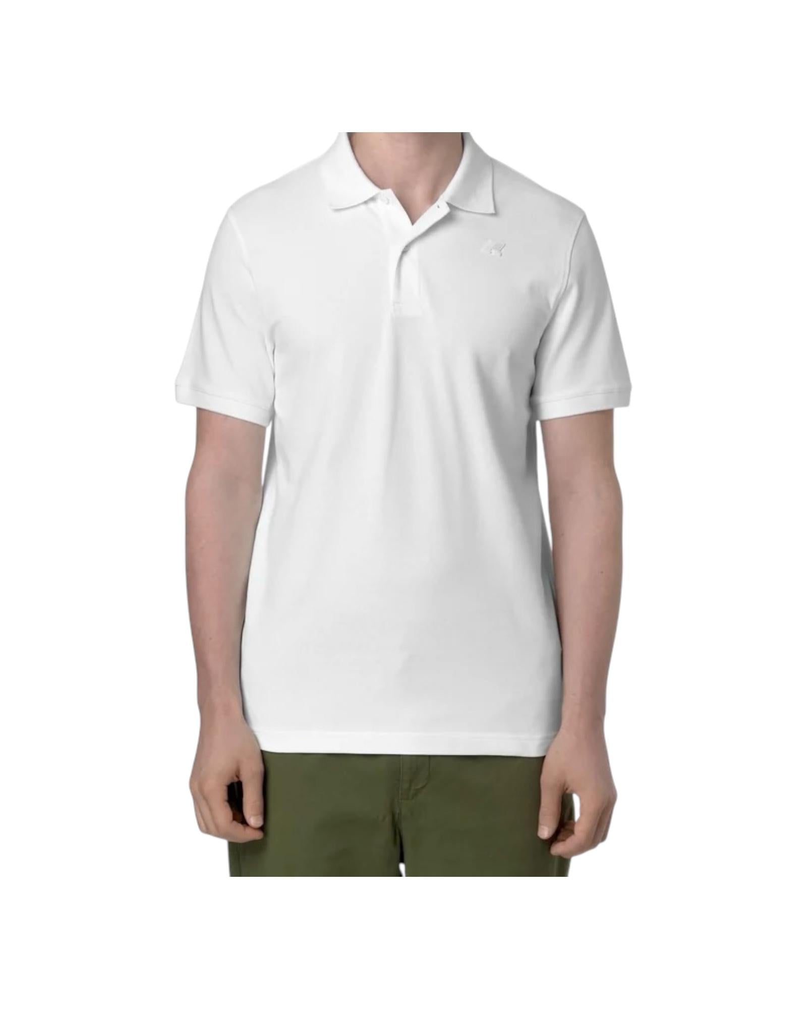 Polo piquet White K5127BW 001 K-WAY 