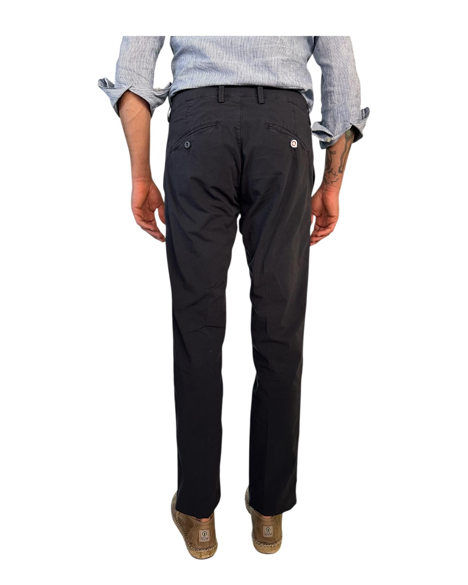 Pantalone Carnaby Popeline Dark navy 001 CARNABY POPELINE DARK NAVY MODFITTERS