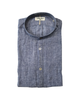 Camicia uomo in lino Blue
