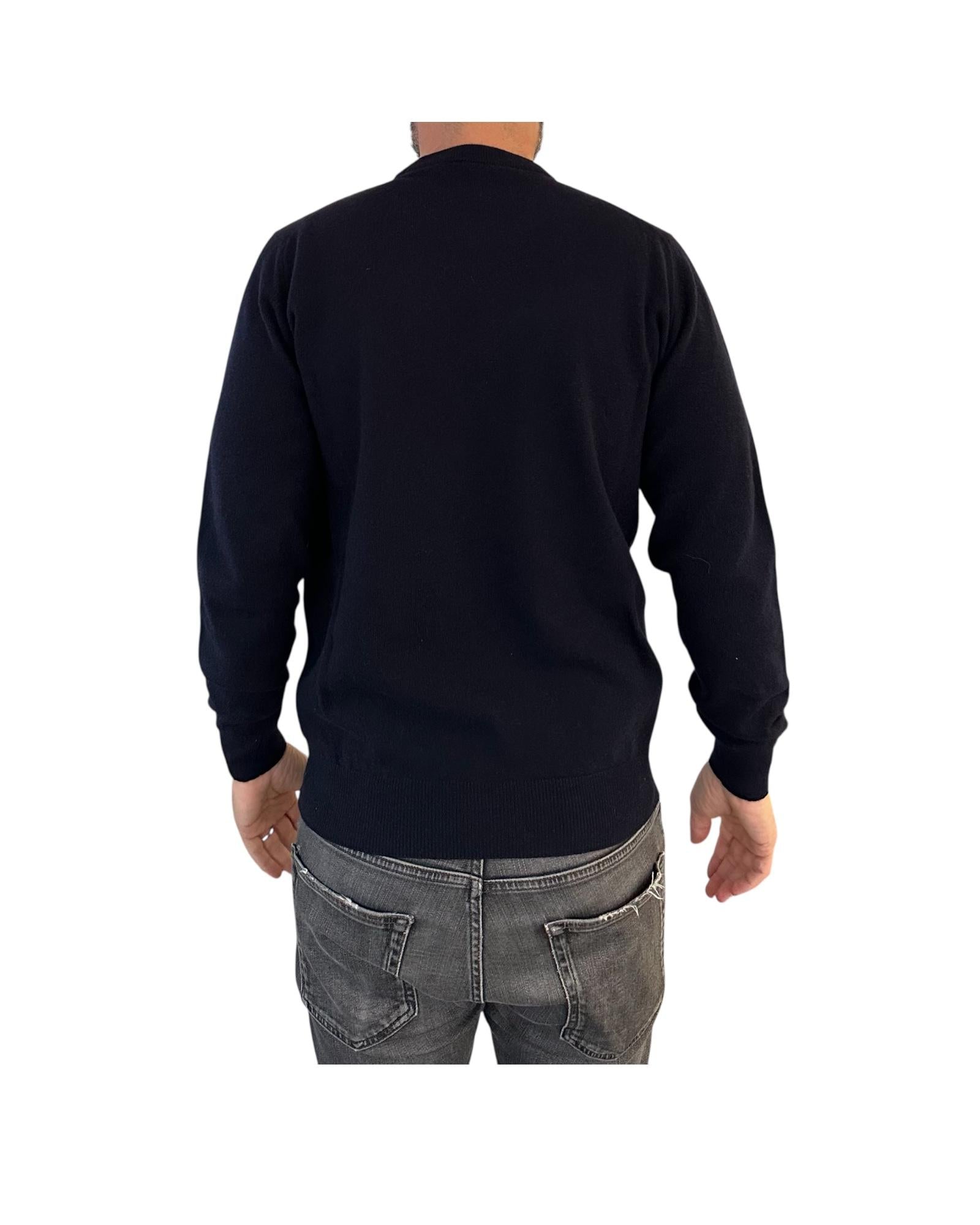 Maglione girocollo Blu 5100 0680 +39MAsq 