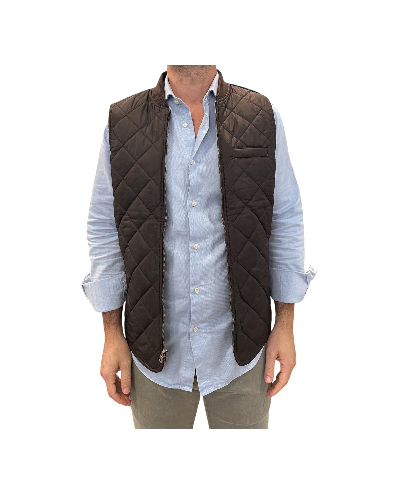 Gilet reversibile Brown W5029 BROWN BL'KER
