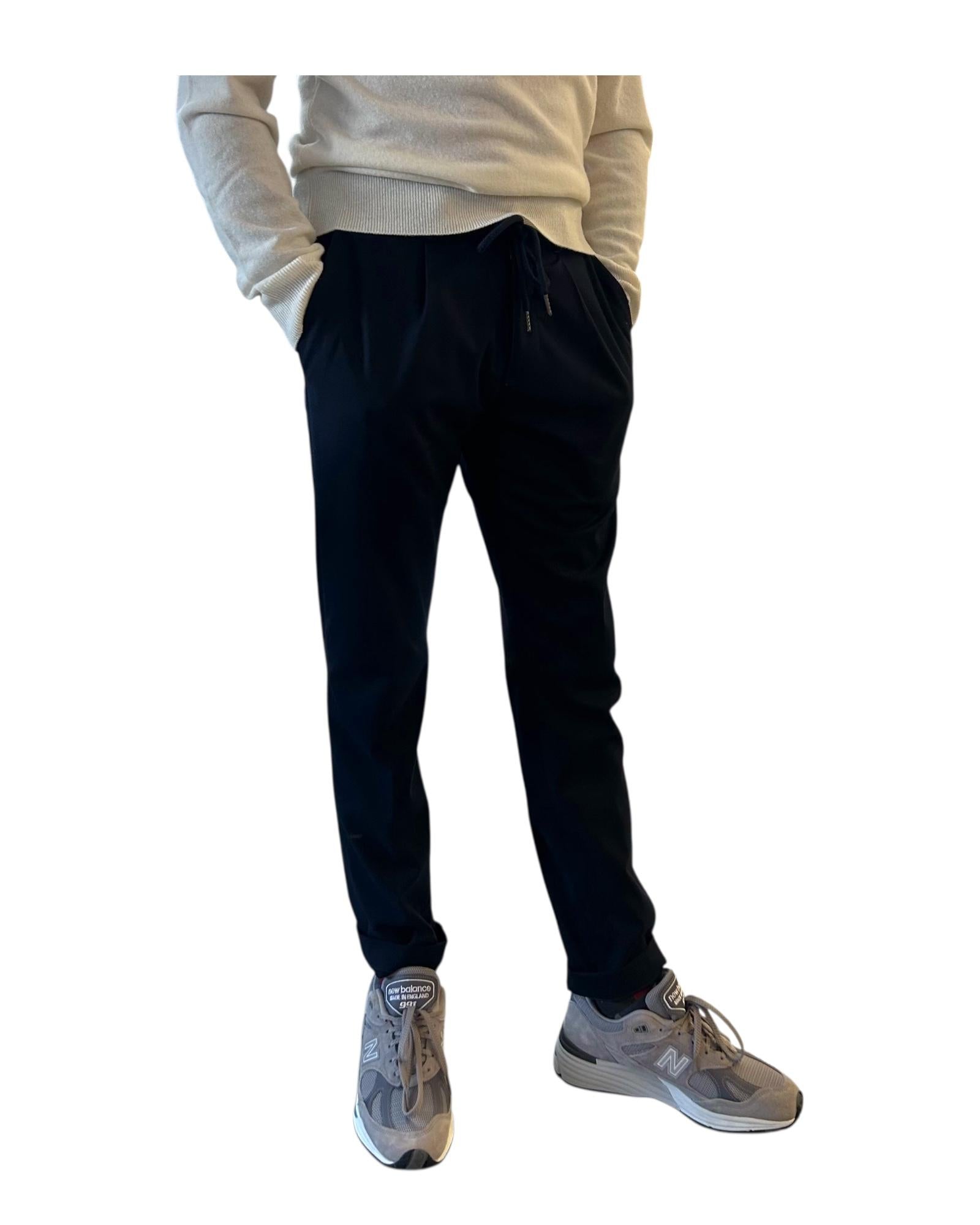 Pantalaccio in flanella Dark navy 049 BRISTOL FLANELLA DARK NAVY MODFITTERS