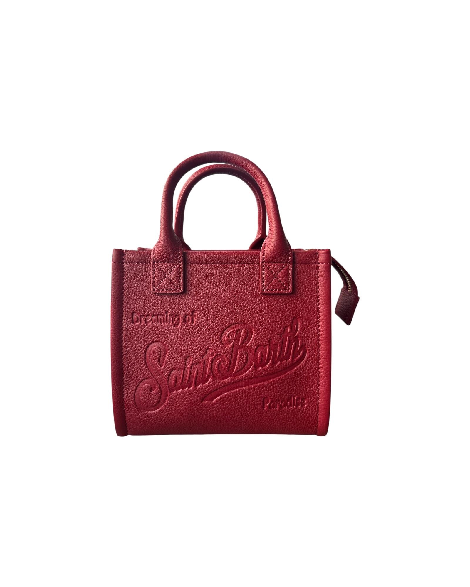 Borsa Mini Vanity Rosso ciliegia VANMI001 00777I MC2 SAINT BARTH