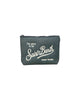 Aline light denim clutch