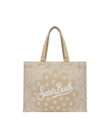 Borsa Essential con stampa bandana Corda EBAGN006 09193L MC2 SAINT BARTH 