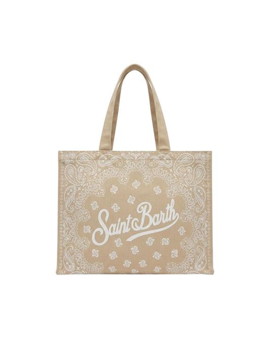 Borsa Essential con stampa bandana Corda EBAGN006 09193L MC2 SAINT BARTH 