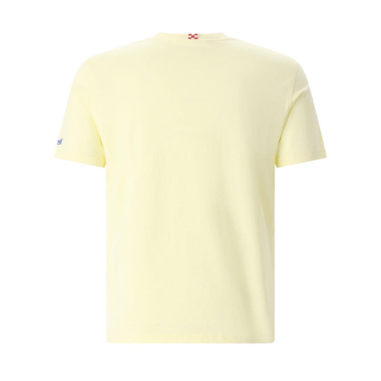 T-shirt Gialla con ricamo Hugo Spritz POT0001 01621L MC2 SAINT BARTH 