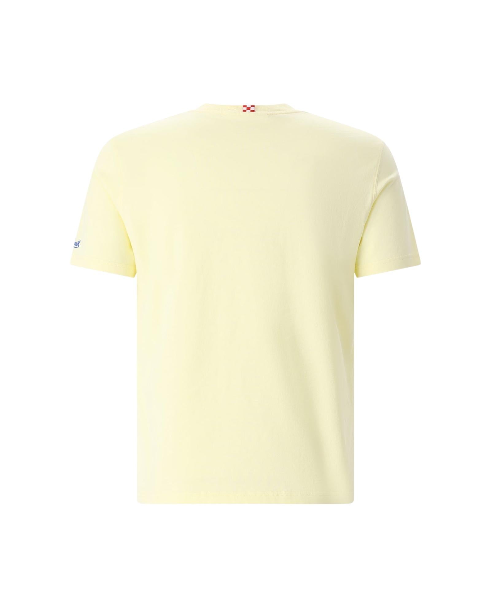 T-shirt Gialla con ricamo Hugo Spritz POT0001 01621L MC2 SAINT BARTH 