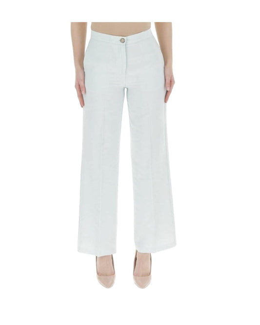 Pantalone palazzo in viscosa, verde acqua. TD0074 ACQUA VICOLO 