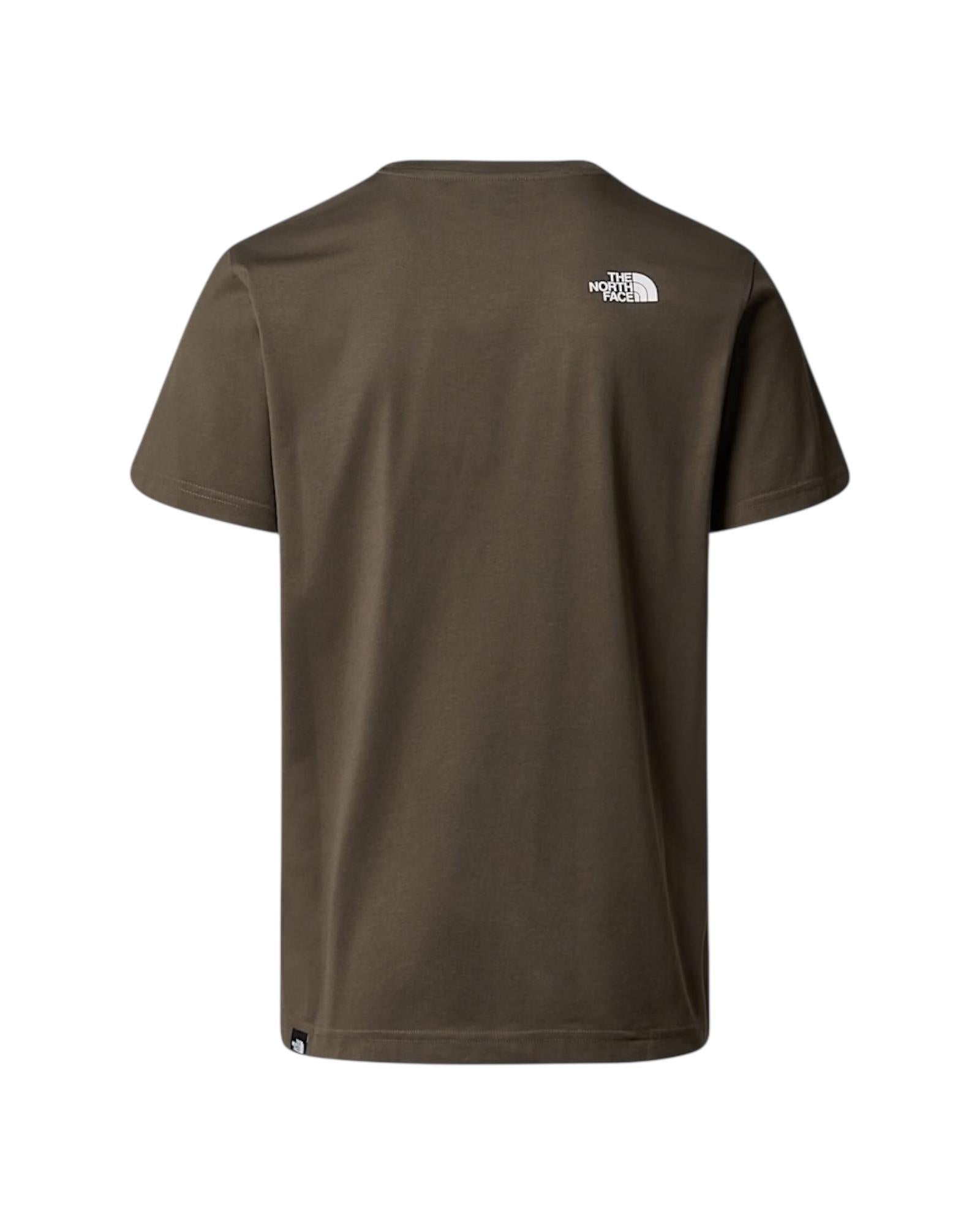 T-shirt Simple Dome Taupe green NF0A87NG NEW TAUPE GREEN THE NORTH FACE 