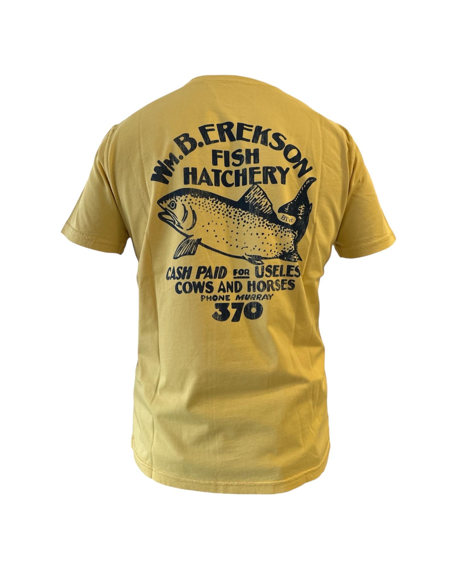 T-shirt uomo Murray, yellow. G8000 021 YELLOW BL'KER