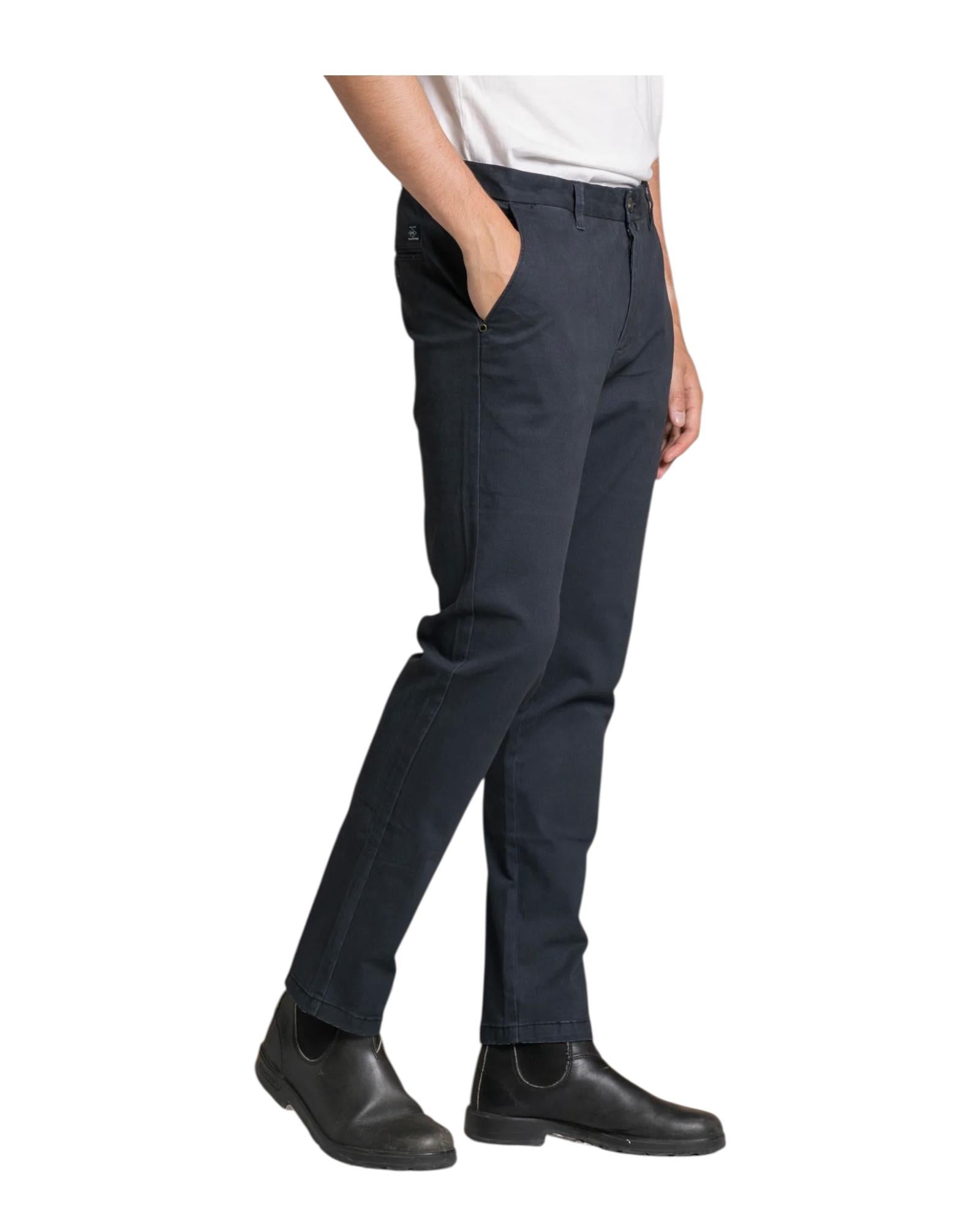 Pantalone in twill stretch Navy BRYAN TWSC01 IMPURE 
