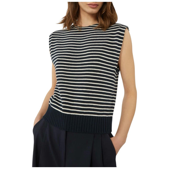 Gilet in filato di cotone Blu LANDA 010 MAX MARA WEEKEND 