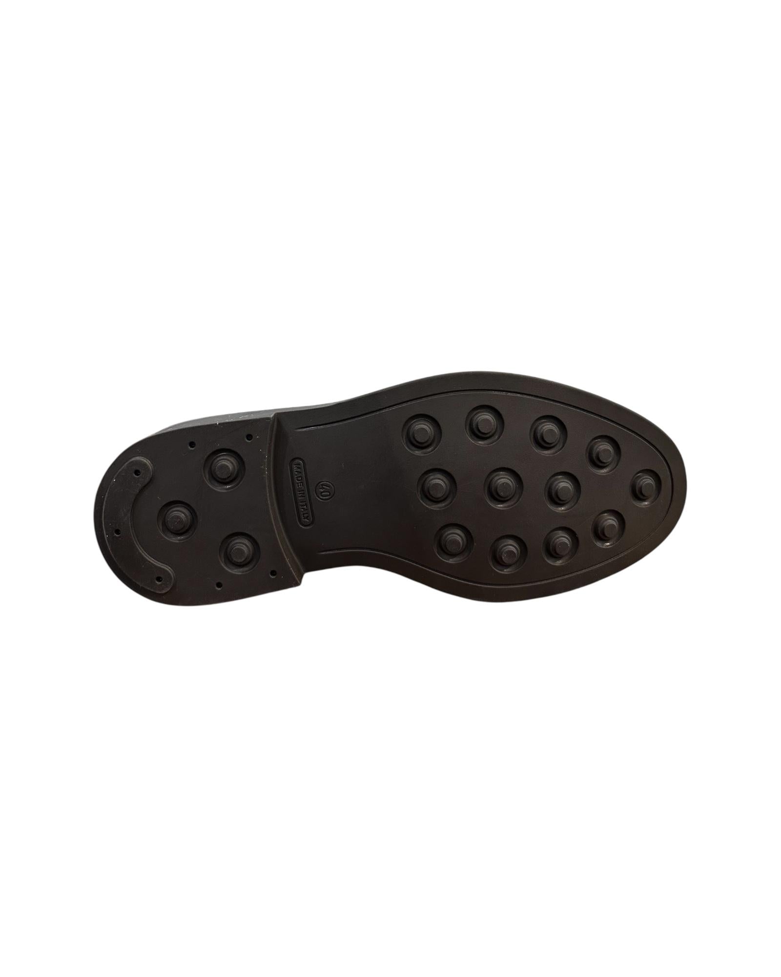 Stivaletto uomo in camoscio Tortora 30200 TORTORA Antico calzaturificio artigiano 