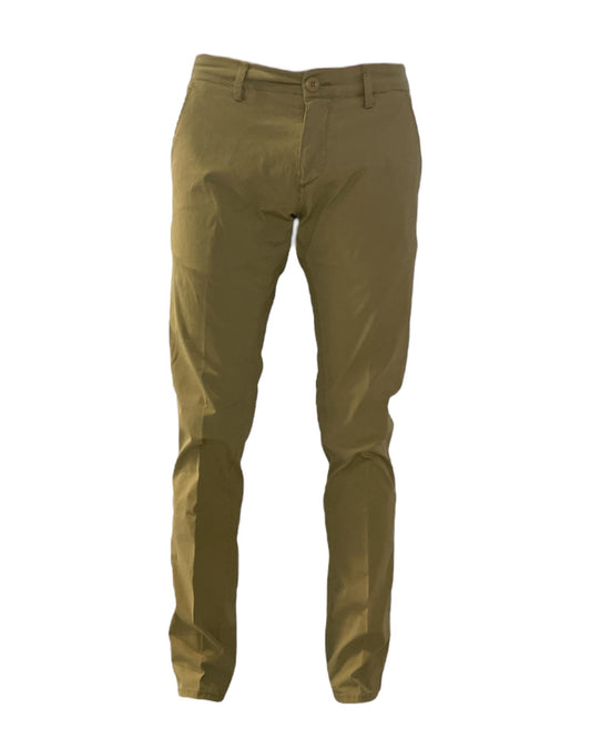 Pantalone Soho Popeline khaki green 002 SOHO POPELINE KHAKI GREEN MODFITTERS 