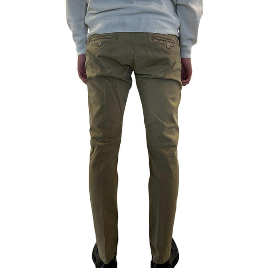 Pantalone Soho Gabardina Khaki green 052 SOHO GABARDINA KHAKI GREEN MODFITTERS 