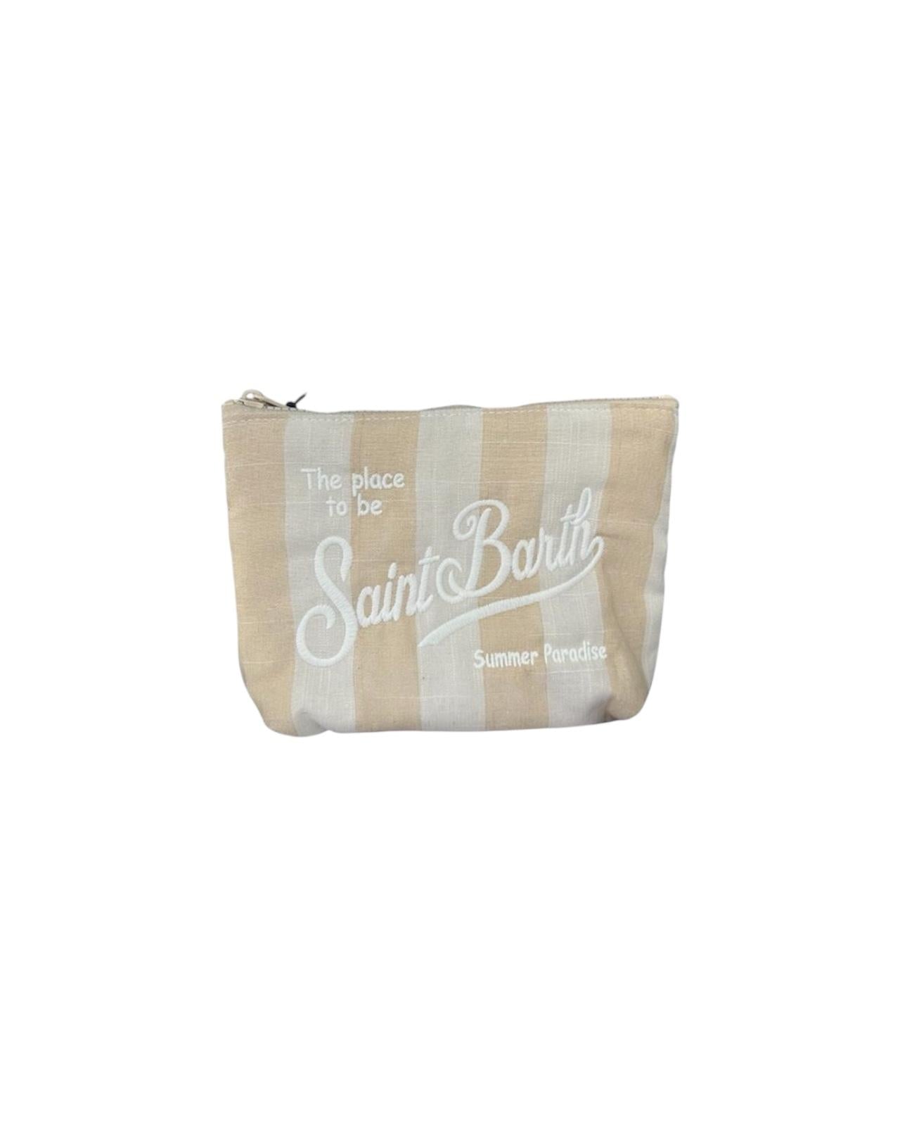 Pochette Aline con stampa a righe ALI0011 02093H MC2 SAINT BARTH 
