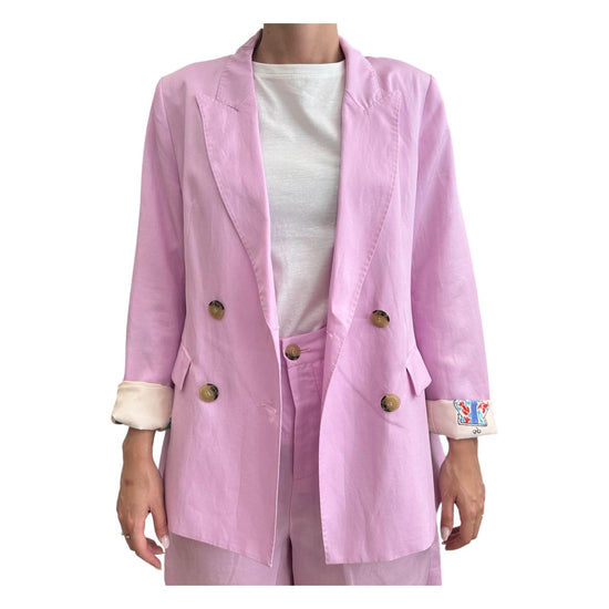 Blazer Doppio Petto Pink SI95 0004 SINCE'RE PARIS 
