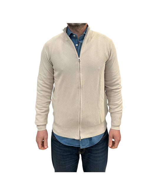 Maglia full zip Beige MAGLIA FULL ZIP BEIGE RE.VI.VAL 