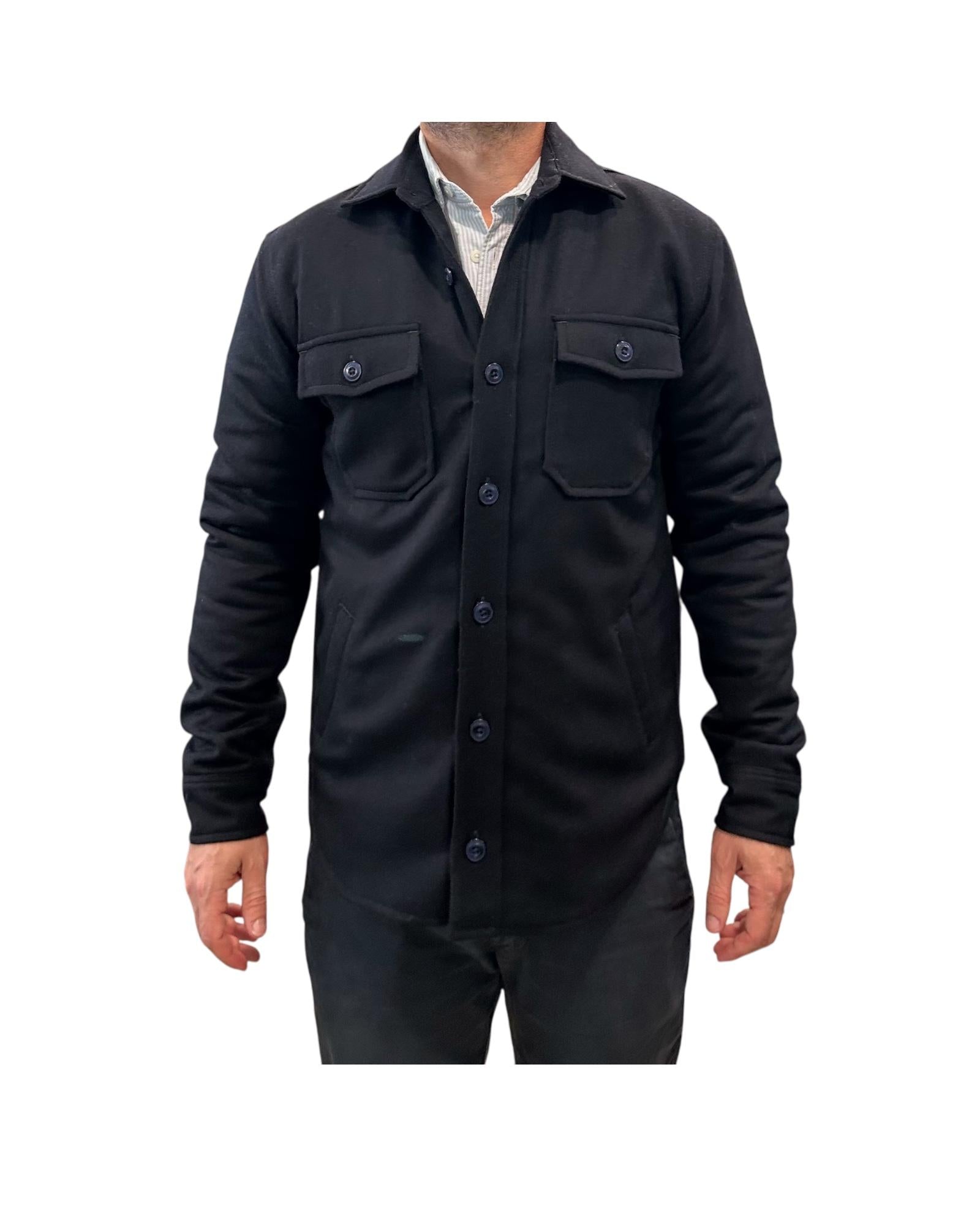 Giacca Denali in lana Navy W5001 NAVY BL'KER 
