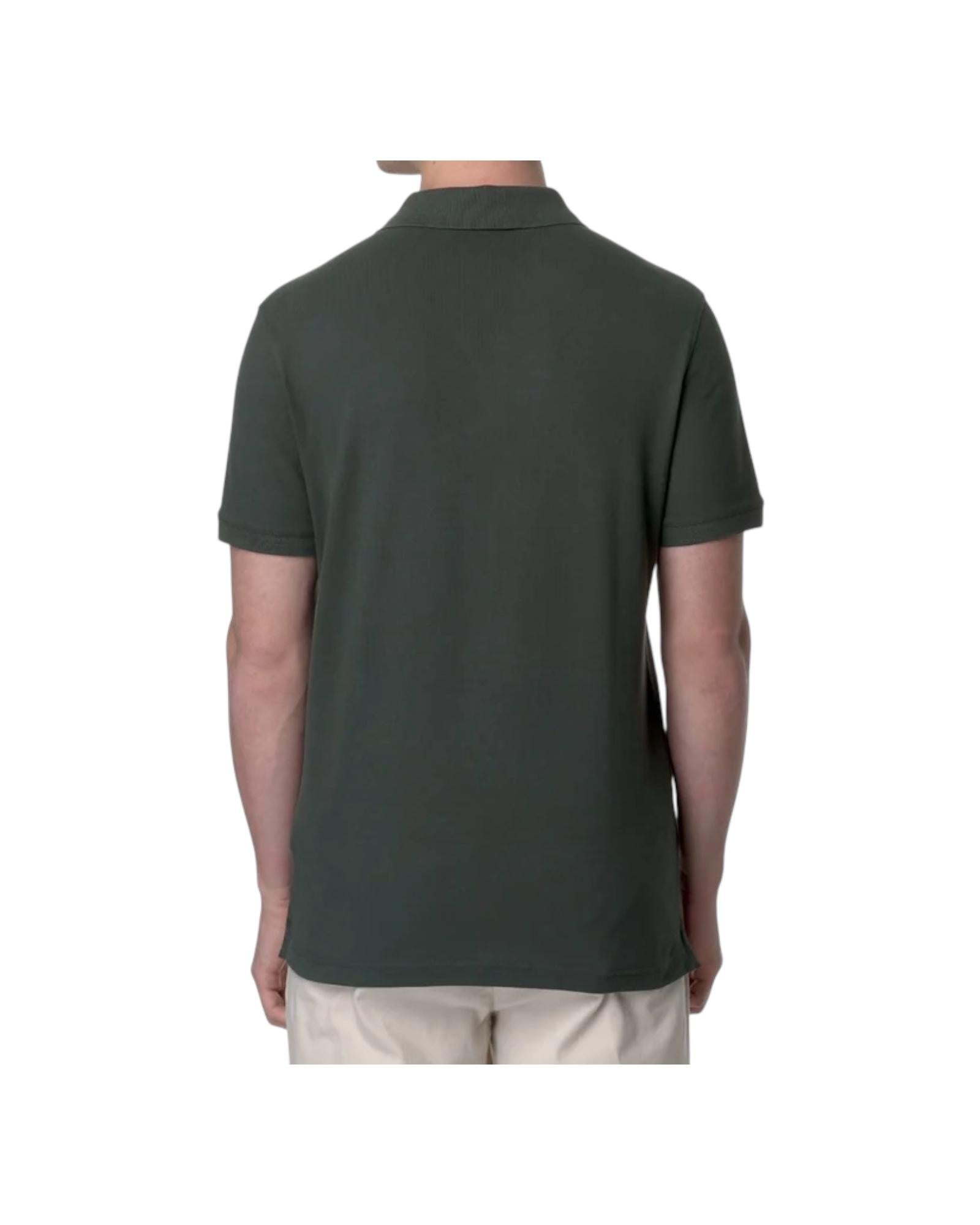 Amedee Pique tinta unita green blackish K5127BW WMR K-WAY 