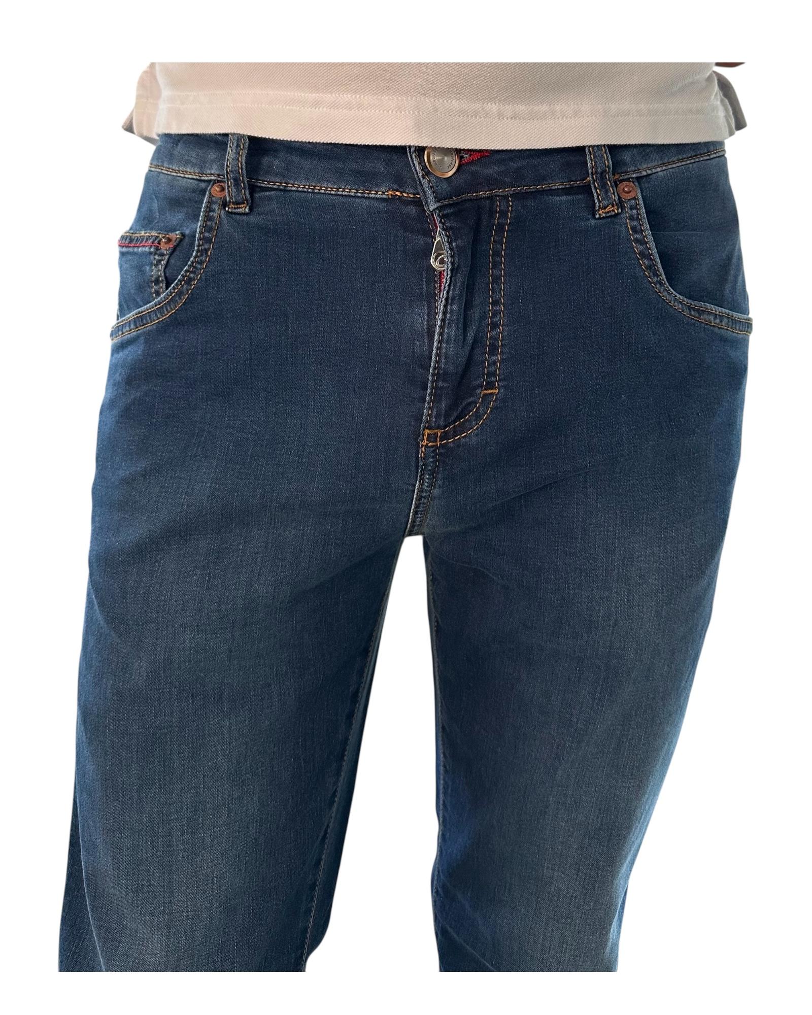 Jeans Rocco Denim scuro ROCCO D113 A742 752 CAMOUFLAGE 