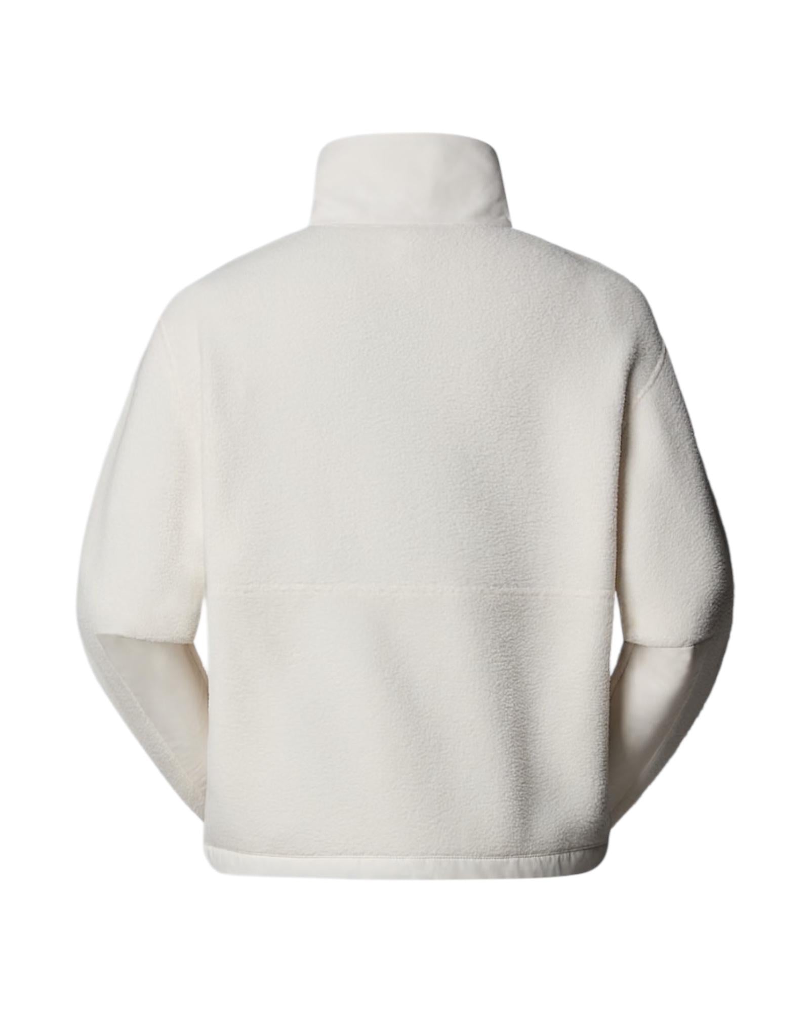 Giacca in pile Yumiori Off-Peak con cerniera integrale da donna White dune NF0A8EUZ WHITE DUNE THE NORTH FACE 
