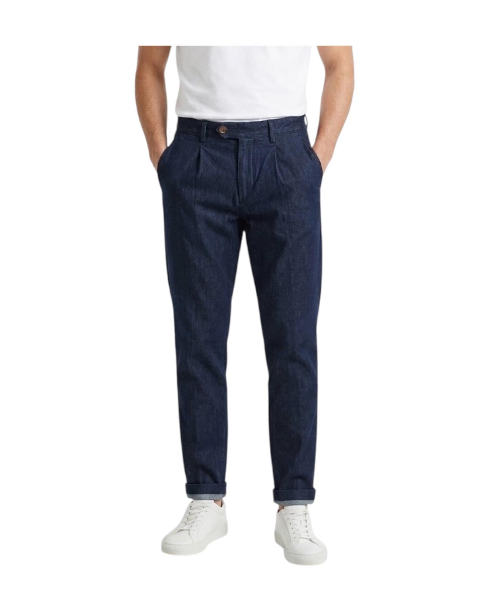 Pantalone Regent Denim Rinsed 222 REGENT DENIM RINSED MODFITTERS 