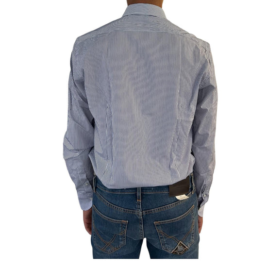 Camicia Uomo righe Bianco blu 2798SS35TS3321 003 MONTESANTO 
