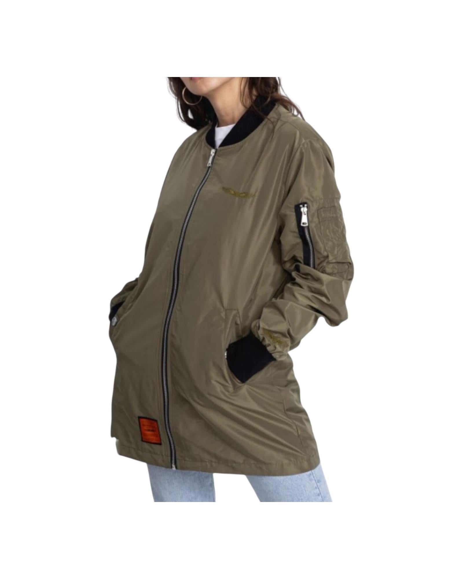 Giubotto Bomber LT Kaki Media lunghezza